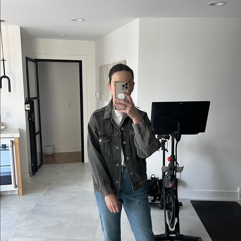Pull&Bear Gray Jean Jacket